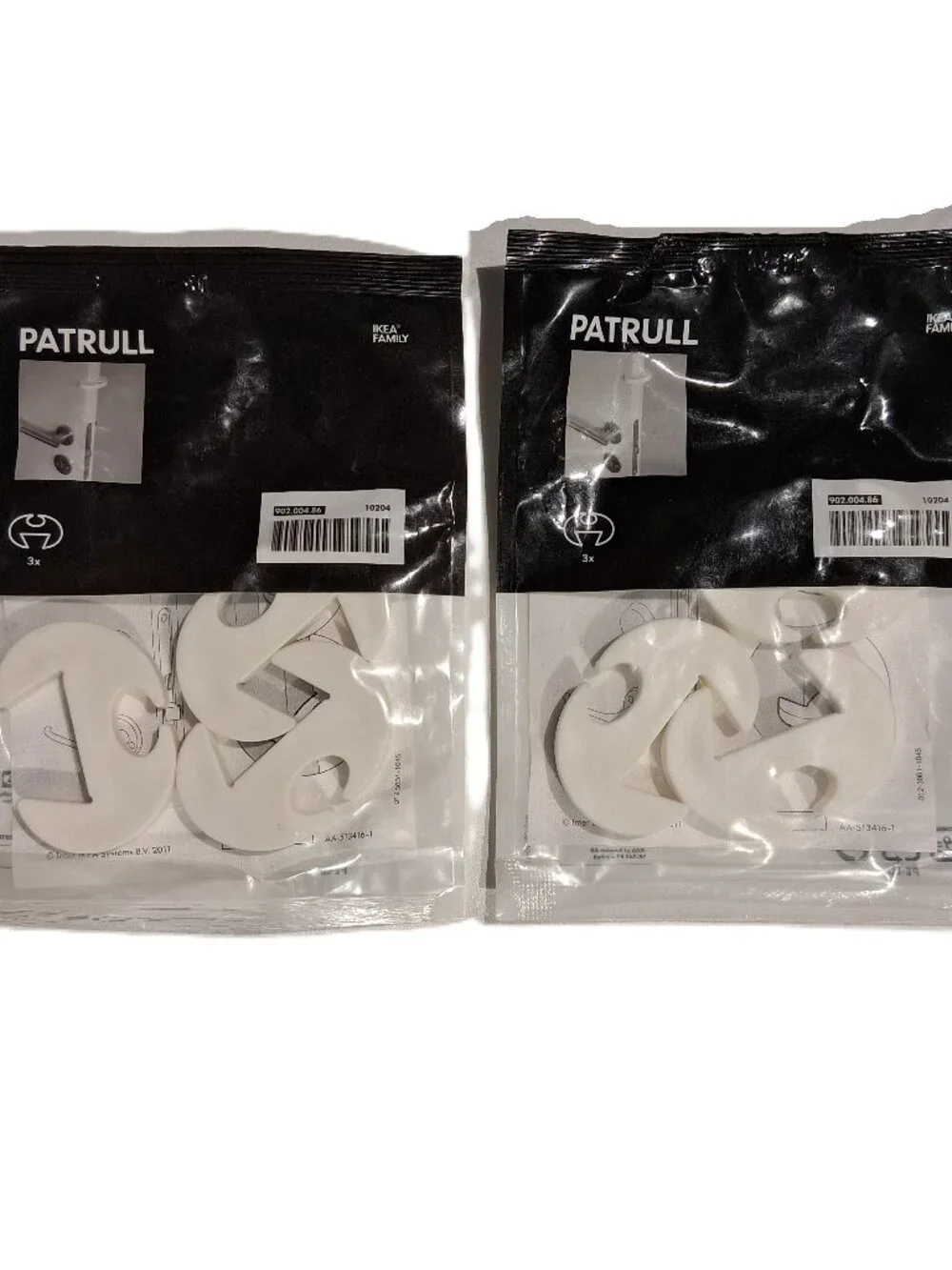 IKEA PATRULL FINGER GUARD & Frig Door Lock 6 guards Child Safety NEW Sealed